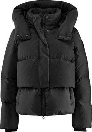 Bomboogie Piumino Bi-material con Cappuccio - - Jackets - Donna - Nero - S