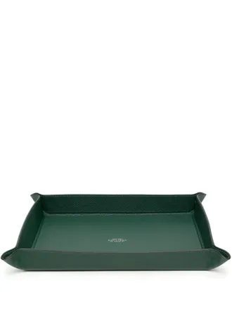 Smythson Rechthoekig dienblad - Groen