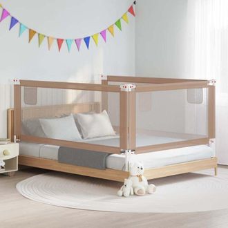 vidaXL Vidaxl - Sponda Letto di Sicurezza per Bambini Talpa 200x25cm in Tessuto