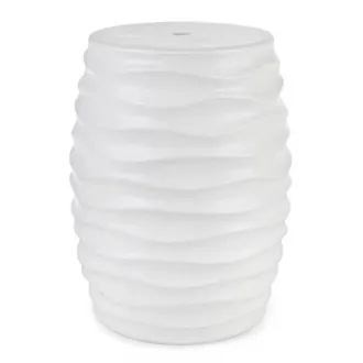 BIZZOTTO Bizzotto - Taburete Sfinge Wave Blanco 33x33x46 Cm