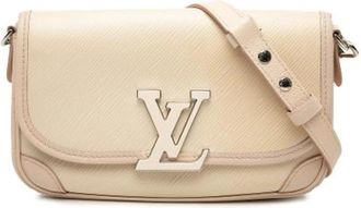 Louis Vuitton Pre-owned Buci Crossbody Bag - Dames - Vintage Schoudertas - Beige - ONE Size - Leer - Vintage