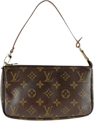 Louis Vuitton Pre-owned Mini Bags, female, Brown, Size: ONE SIZE Pre-owned Mini Pochette