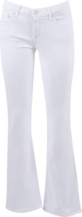 7 For All Mankind Original Bootcut Tailorless Broken Twill White