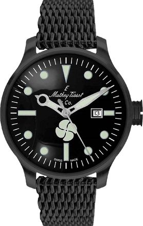 Mathey-Tissot Mens Elica Black dial Watch