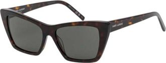 Saint Laurent SL 276 Mica - Dames - Accessoires - Bruin - Maat: 55 MM Nylon