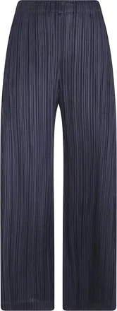 Issey Miyake Dames, Broeken, Blauw, Maat: XL