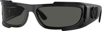 Versace VE4446 GB1/87 Mens Sunglasses Black Size 67