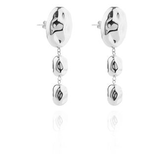 Federica Tosi Oorbellen - Dames - Oorbellen - Grijs - ONE Size - Accessoires