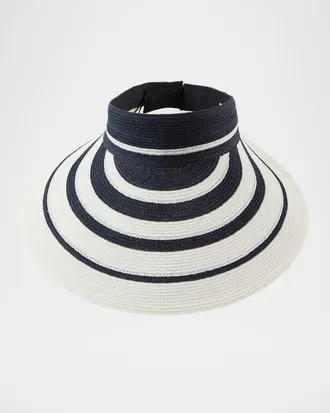 Eugenia Kim Trixie Striped Visor