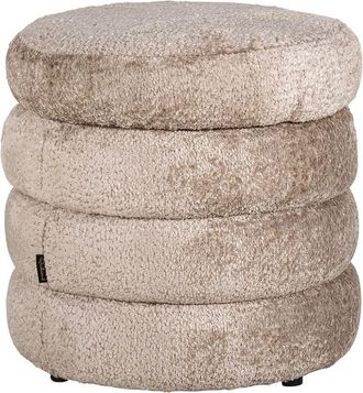 Richmond Interiors Design Hocker Adele mit Stauraum, Beige