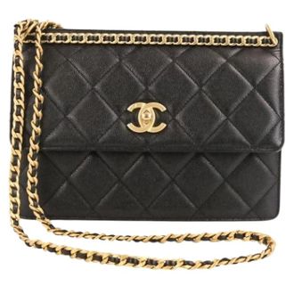 Chanel Pre-owned Vintage Shoulder Bag - Dames - Pre-owned - Zwart - Maat: ONE Size Leer