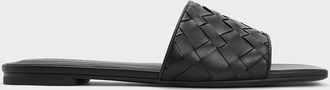 Charles & Keith Ivette Woven Slide Sandals