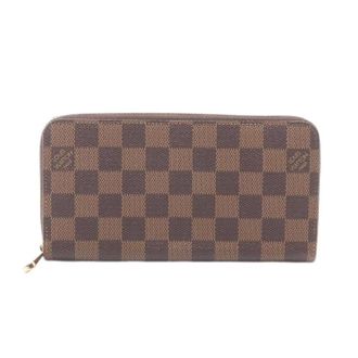 Louis Vuitton Pre-owned Wallets, female, Brown, Size: ONE SIZE Pre-owned Zippy Wallet Damier Long Wallet