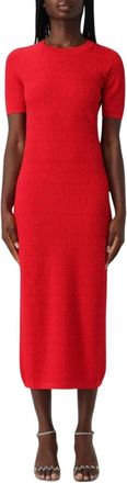 Fendi Dames, Jurken, Rood, Maat: XS