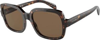 Emporio Armani Zonnebril - Dames - Zonnebrillen - Bruin - 55 MM - Accessoires