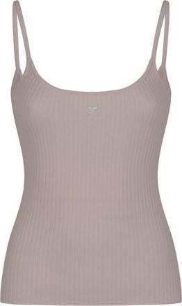 Courr&egrave;ges Ribbed Knit Tank Top
