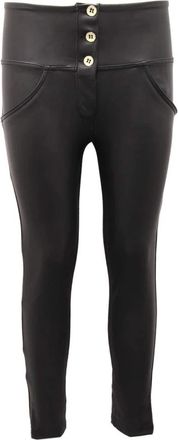 Freddy Wrup 4Bhc 006Prec Vegan Leather Broeken - Dames - Slim Fit Broeken - Zwart - S - Polyester - Broeken
