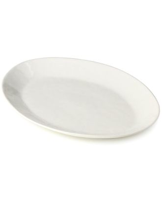 Certified International Linen Cream Oval Platter