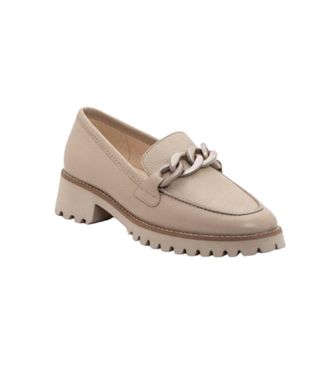 Ara Womens Kiana Chain Loafer In Sand Calf