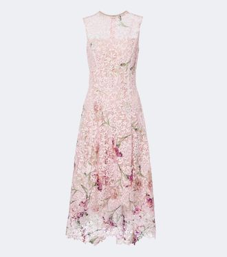 Oscar De La Renta Abito da cocktail in pizzo guipure