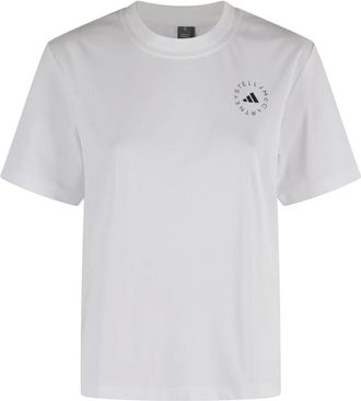 adidas Adidas by Stella McCartney, T-Shirts, female, White, Size: XS Regl Tee