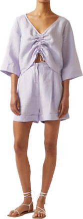 Casa Raki Clementina Shorts In Lilac