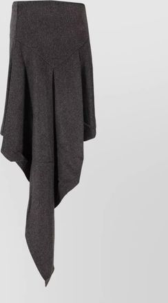 Niccol&ograve; Pasqualetti wool asymmetric skirt