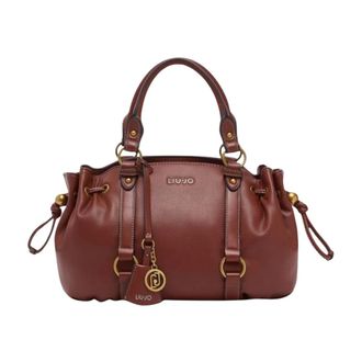 Liu Jo Kleine handtas met trekkoord - Dames - Tassen - Bruin - Maat: ONE Size Leer