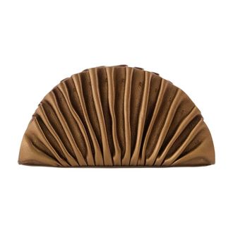 Cult Gaia Nala Mini Clutch - Dames - Clutches - Bruin - ONE Size - Leer - Tassen
