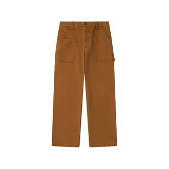 Isabel Marant Broeken, Heren, Bruin, 3Xs, Katoen, Rechte broek