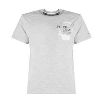 Pepe Jeans London T-Shirt Sergio - - Tops - Uomo - Grigio - S