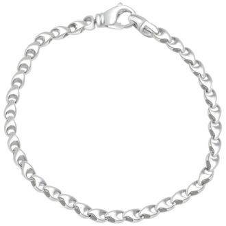 Pompeii3 Mens Link 14k Gold (17gram) or Platinum (28gram) 4.5mm Bracelet 8.5