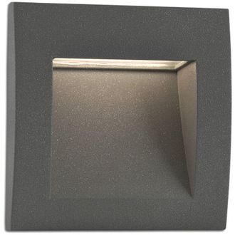 Faro Barcelona Sedna-3 Incasso Grigio Scuro Led 3W Marca Faro