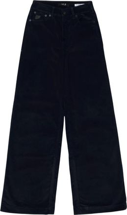 Lois Palazzo Velluto - Dames - Wijde Broeken - Blauw - W26 - Broeken