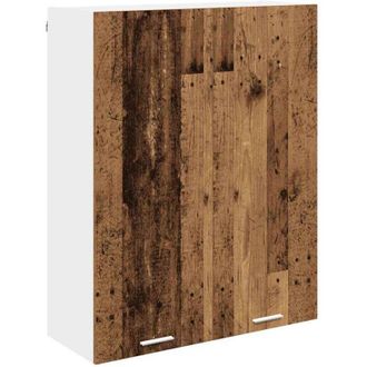 vidaXL Mueble Colgante Con Puerta Madera Vieja 80 X 31 X 100 Cm Vidaxl