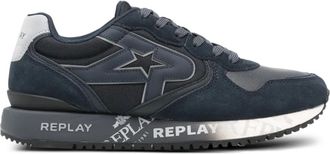 Replay Sneakers met logodetail - Blauw