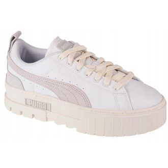 Puma Dames/Dames Mayze Thrited Suede Trainers (Wit/Beige)