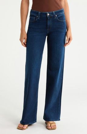 Paige Tatum High Waist Wide Leg Jeans in Basilica at Nordstrom, Size 23