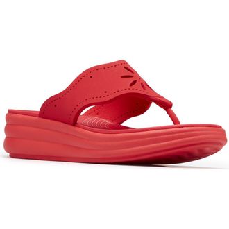 Clarks Drift Daisy Sport Flip Flop in Poppy Red at Nordstrom Rack, Size 10