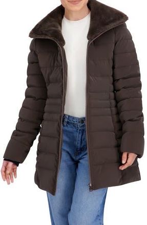 Ookie & Lala Carbon Stadium Puffer Jacket in Brown at Nordstrom Rack, Size Large