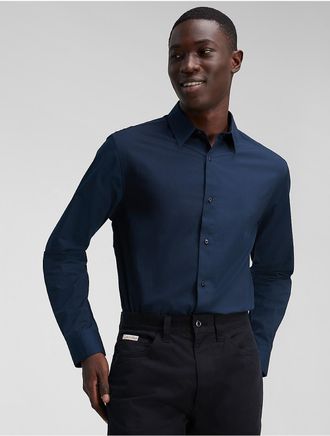 Calvin Klein Jeans Calvin Klein Mens Casual Shirt - Navy - XS