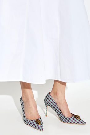 Kurt Geiger Belgravia Eagle Court Heeled Shoes, Womens, Blue
