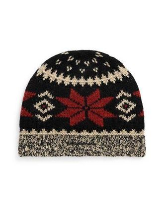 Ralph Lauren SNOWFLAKE-MOTIF WOOL-BLEND BEANIE