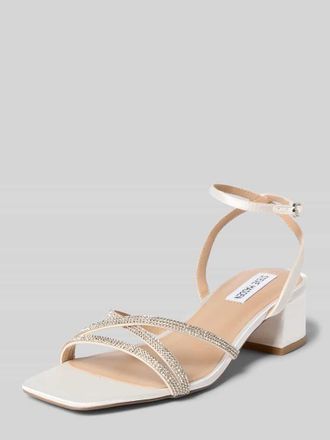 Steve Madden Sandaletten mit Strasssteinbesatz Modell Gabby in Weiss, Gr&ouml;&szlig;e 36