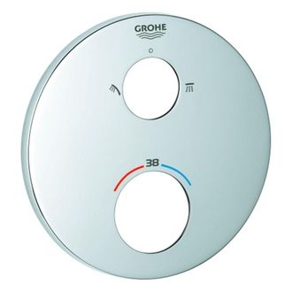 GROHE 49074 Roset&oacute;n Redondo Para Thm - Juego De Molduras Cromadas - Grohe