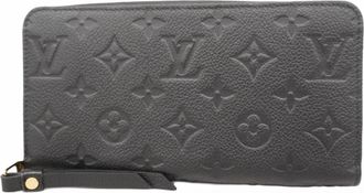 Louis Vuitton Noir Long Wallet (Bi-Fold) (Pre-Owned)