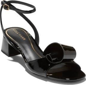 Cole Haan Fanya Florette Sandal in Black Patent Leather at Nordstrom Rack, Size 8.5