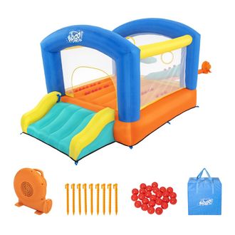 Bestway Jump & Play Trampol&iacute;n Inflable De Aire Constante, 289 X 213 X 173 Cm - 53427 - Bestway
