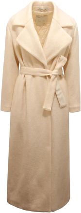Emma & Gaia Capes - Dames - Jas met riem - Beige - L - Jassen