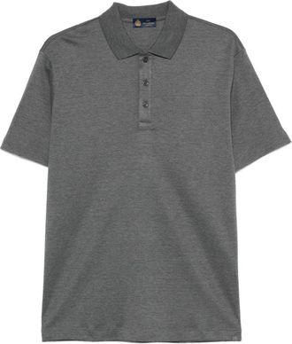 Paul & Shark Zijden Katoenen Poloshirt - Heren - Polos - Grijs - M - Katoen - Tops